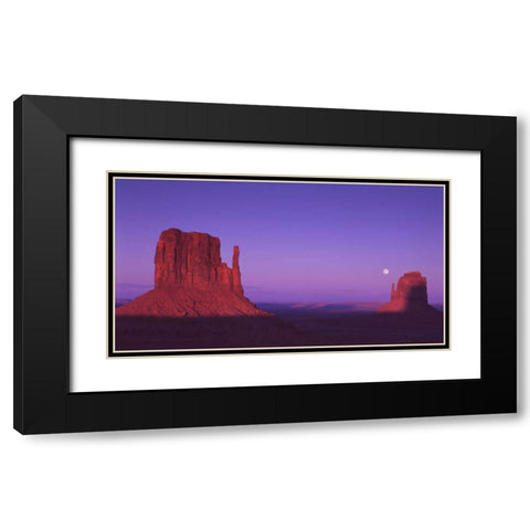 Monument Valley VI Black Modern Wood Framed Art Print with Double Matting by Leahy, Ike