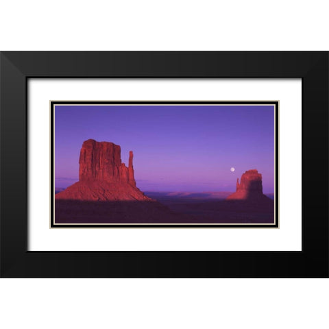 Monument Valley VI Black Modern Wood Framed Art Print with Double Matting by Leahy, Ike