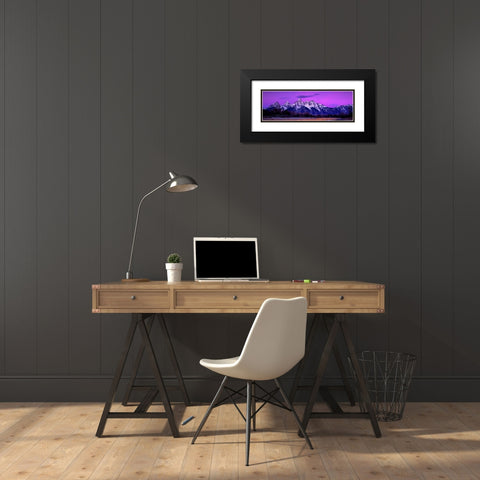 Grand Teton National Park X Black Modern Wood Framed Art Print with Double Matting by Leahy, Ike
