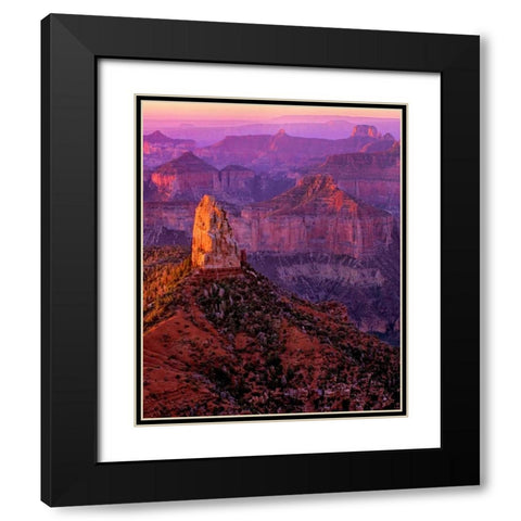 Mt. Hayden I Black Modern Wood Framed Art Print with Double Matting by Leahy, Ike