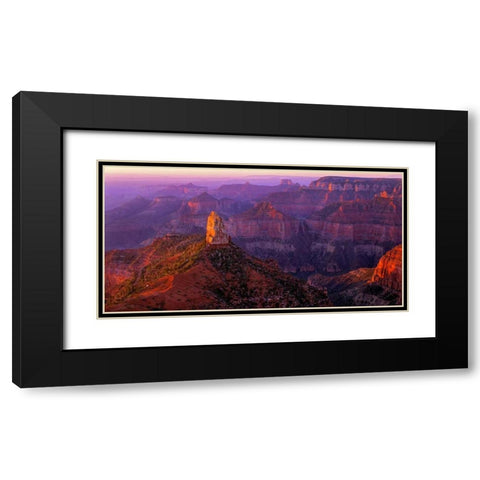Mt. Hayden II Black Modern Wood Framed Art Print with Double Matting by Leahy, Ike
