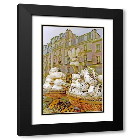 Pastry Window I Black Modern Wood Framed Art Print with Double Matting by Love, Maureen