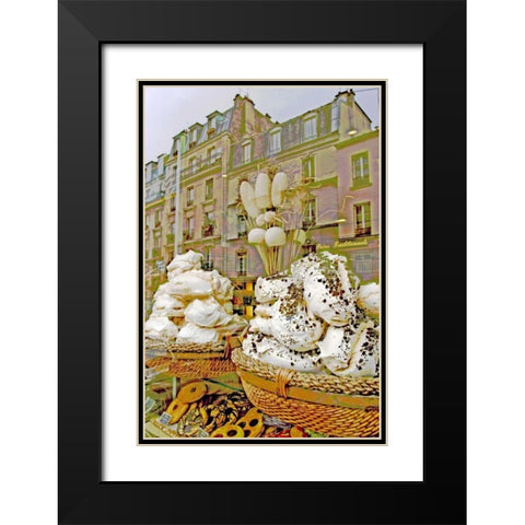 Pastry Window I Black Modern Wood Framed Art Print with Double Matting by Love, Maureen