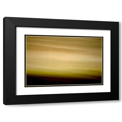 Streaked Horizon II Black Modern Wood Framed Art Print with Double Matting by Millet, Karyn