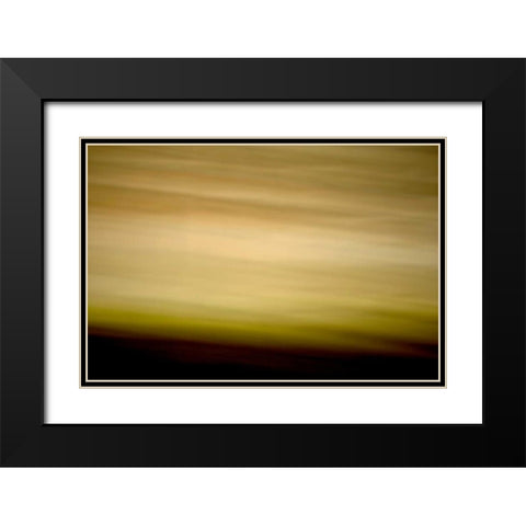 Streaked Horizon II Black Modern Wood Framed Art Print with Double Matting by Millet, Karyn
