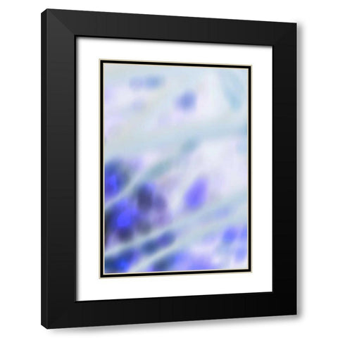 Color Drops I Black Modern Wood Framed Art Print with Double Matting by Millet, Karyn