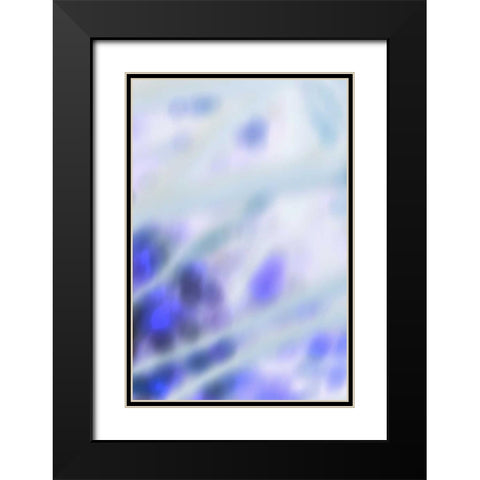 Color Drops I Black Modern Wood Framed Art Print with Double Matting by Millet, Karyn