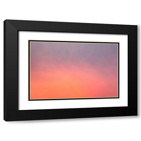 Sunset Sky I Black Modern Wood Framed Art Print with Double Matting by Millet, Karyn