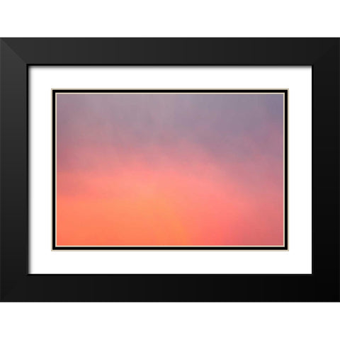 Sunset Sky I Black Modern Wood Framed Art Print with Double Matting by Millet, Karyn