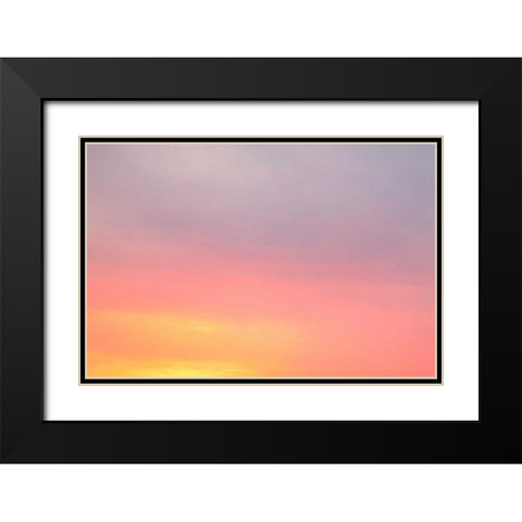Sunset Sky II Black Modern Wood Framed Art Print with Double Matting by Millet, Karyn