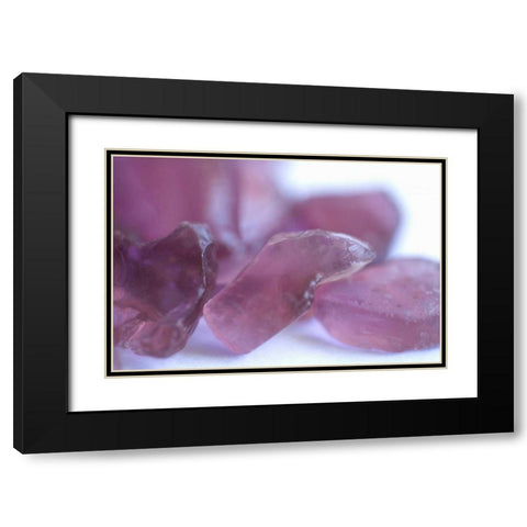 Sea Glass II Black Modern Wood Framed Art Print with Double Matting by Millet, Karyn