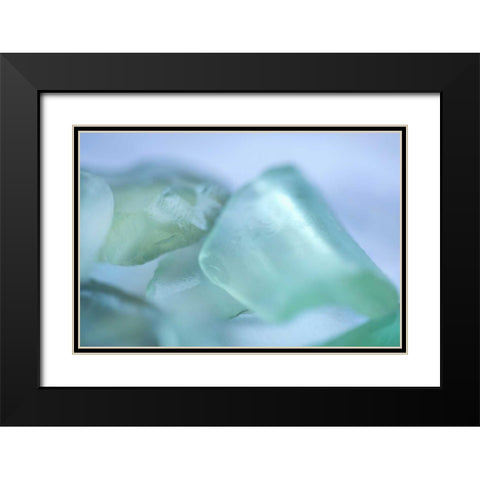 Sea Glass IV Black Modern Wood Framed Art Print with Double Matting by Millet, Karyn