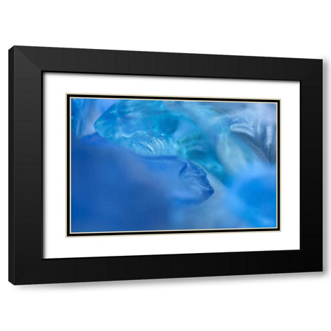 Sea Glass V Black Modern Wood Framed Art Print with Double Matting by Millet, Karyn