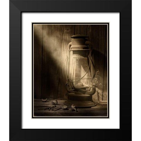 Yesterdays Light Black Modern Wood Framed Art Print with Double Matting by McNemar, C. Thomas