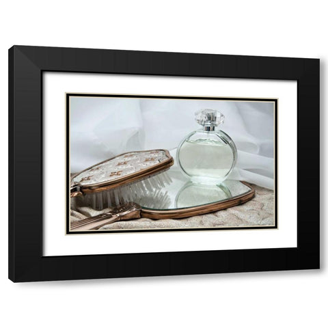 Perfume Bottle I Black Modern Wood Framed Art Print with Double Matting by McNemar, C. Thomas