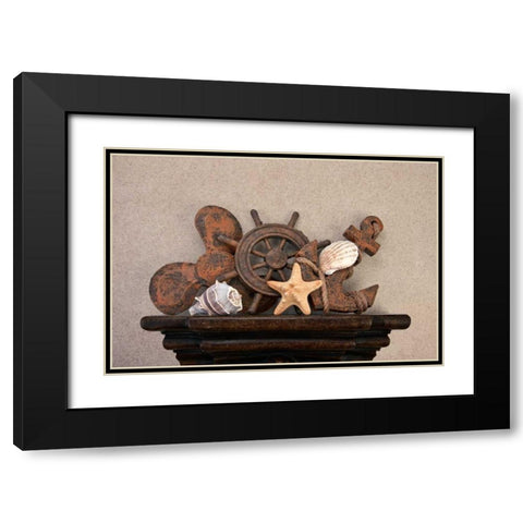 Nautical Still Life I Black Modern Wood Framed Art Print with Double Matting by McNemar, C. Thomas