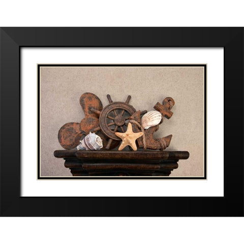 Nautical Still Life I Black Modern Wood Framed Art Print with Double Matting by McNemar, C. Thomas
