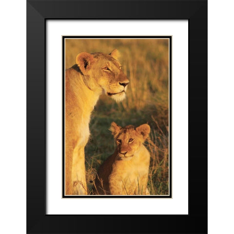 My Mom and I Black Modern Wood Framed Art Print with Double Matting by Parker, Susann