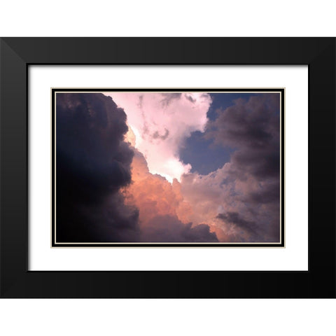 Brewing Black Modern Wood Framed Art Print with Double Matting by Putman, Tammy