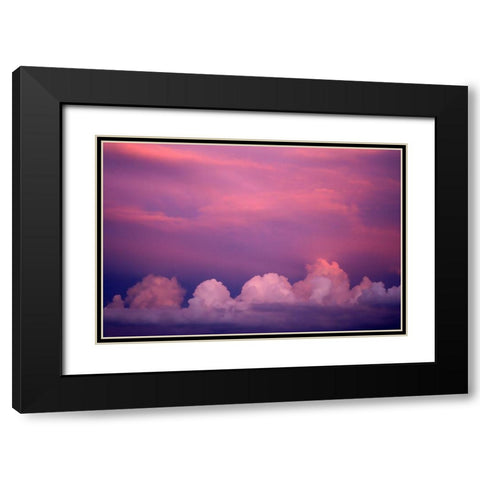 Majestic Sky Black Modern Wood Framed Art Print with Double Matting by Putman, Tammy