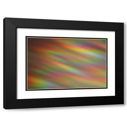 Ripples of Color II Black Modern Wood Framed Art Print with Double Matting by Putman, Tammy
