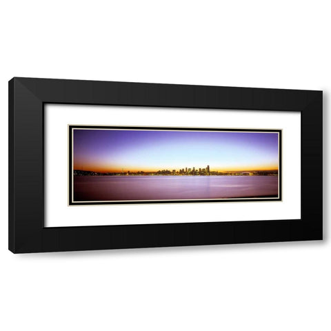 From Elliott Bay I Black Modern Wood Framed Art Print with Double Matting by Stefko, Bob