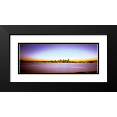 From Elliott Bay I Black Modern Wood Framed Art Print with Double Matting by Stefko, Bob