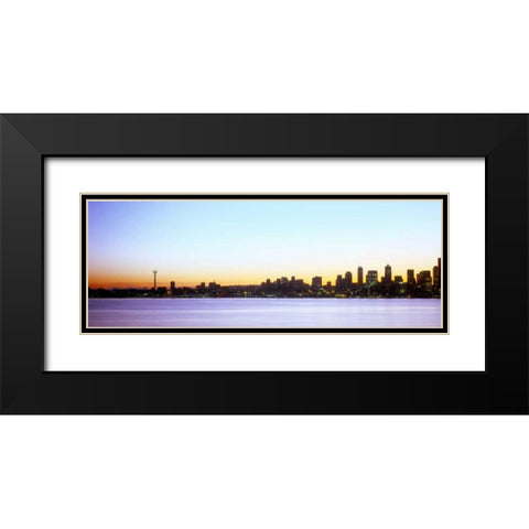 From Elliott Bay II Black Modern Wood Framed Art Print with Double Matting by Stefko, Bob