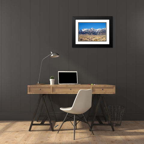 Sierra Nevada Mountains I Black Modern Wood Framed Art Print with Double Matting by Taylor, Douglas