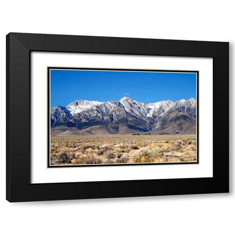Sierra Nevada Mountains I Black Modern Wood Framed Art Print with Double Matting by Taylor, Douglas
