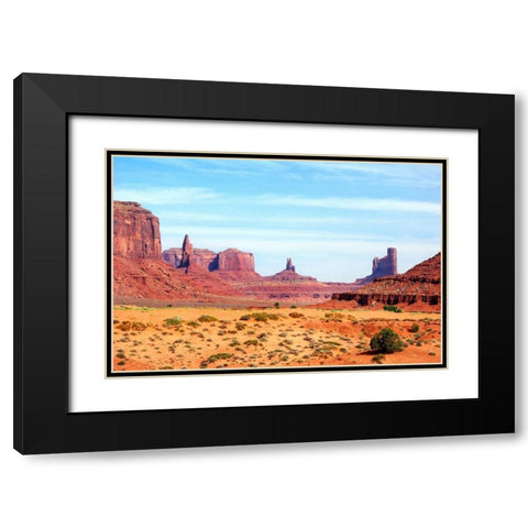 Navajo Country I Black Modern Wood Framed Art Print with Double Matting by Taylor, Douglas