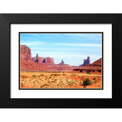 Navajo Country I Black Modern Wood Framed Art Print with Double Matting by Taylor, Douglas