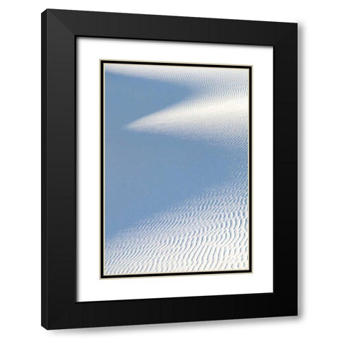 White Sands II Black Modern Wood Framed Art Print with Double Matting by Taylor, Douglas