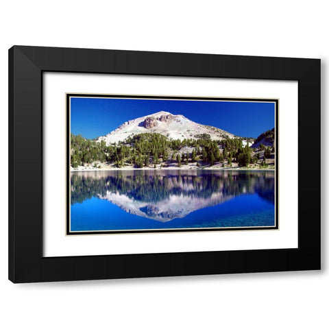 Rhyolite Reflections Black Modern Wood Framed Art Print with Double Matting by Taylor, Douglas