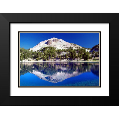 Rhyolite Reflections Black Modern Wood Framed Art Print with Double Matting by Taylor, Douglas