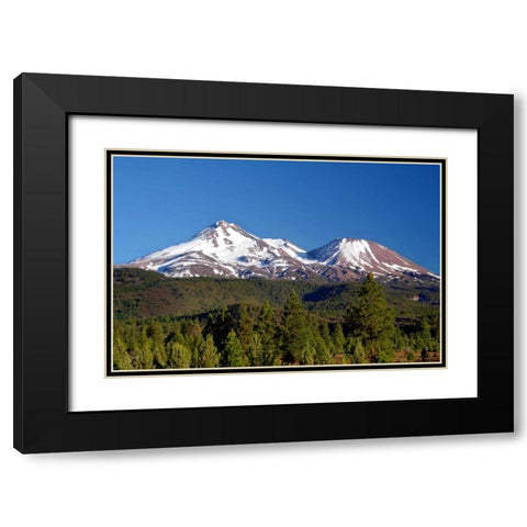 Sleeping Giants Black Modern Wood Framed Art Print with Double Matting by Taylor, Douglas