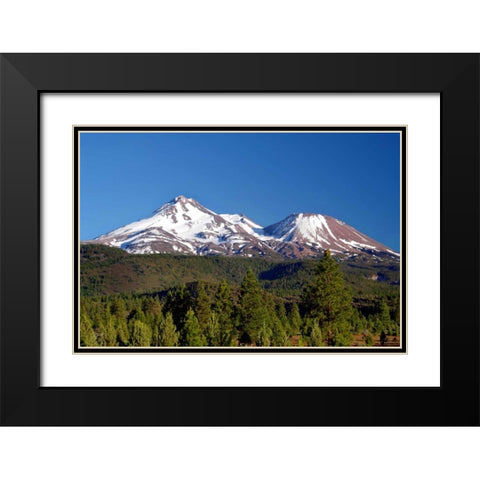 Sleeping Giants Black Modern Wood Framed Art Print with Double Matting by Taylor, Douglas