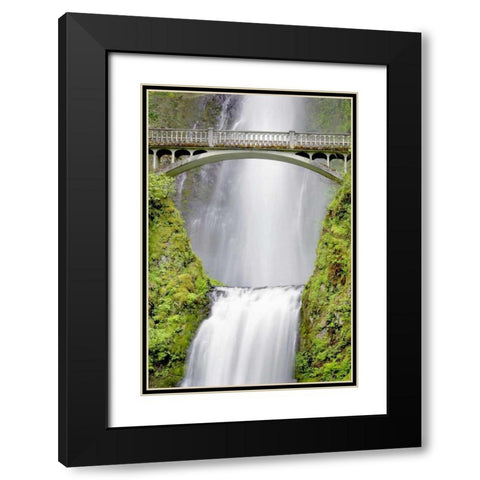 Water Under the Bridge Black Modern Wood Framed Art Print with Double Matting by Taylor, Douglas