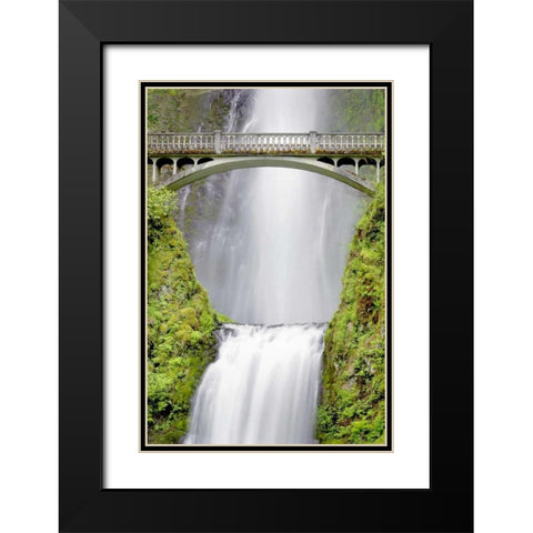 Water Under the Bridge Black Modern Wood Framed Art Print with Double Matting by Taylor, Douglas