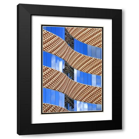 Brick and Glass I Black Modern Wood Framed Art Print with Double Matting by Taylor, Douglas