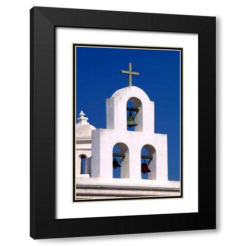 Mission Bells I Black Modern Wood Framed Art Print with Double Matting by Taylor, Douglas