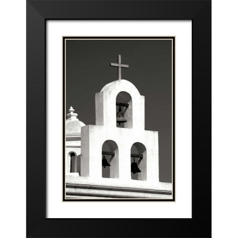 Mission Bells I BW Black Modern Wood Framed Art Print with Double Matting by Taylor, Douglas