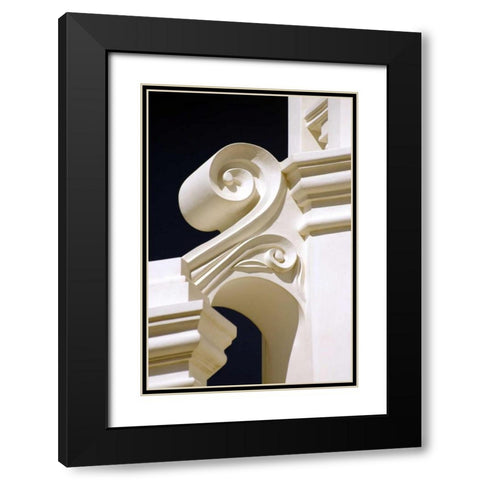 Mission Detail II Black Modern Wood Framed Art Print with Double Matting by Taylor, Douglas