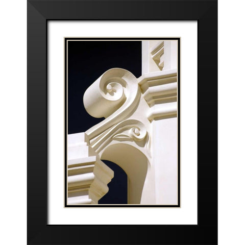 Mission Detail II Black Modern Wood Framed Art Print with Double Matting by Taylor, Douglas