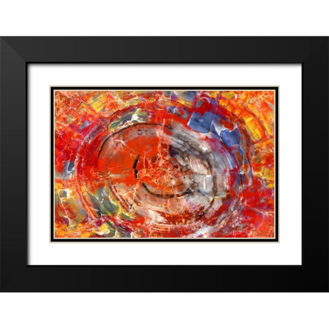 Minerals in Wood Black Modern Wood Framed Art Print with Double Matting by Taylor, Douglas