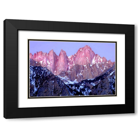 Dawns Early Light I Black Modern Wood Framed Art Print with Double Matting by Taylor, Douglas