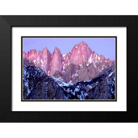 Dawns Early Light I Black Modern Wood Framed Art Print with Double Matting by Taylor, Douglas