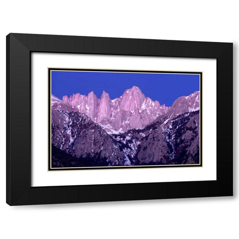 Dawns Early Light II Black Modern Wood Framed Art Print with Double Matting by Taylor, Douglas