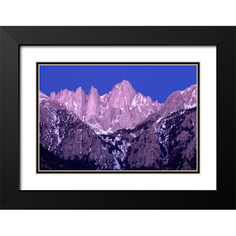 Dawns Early Light II Black Modern Wood Framed Art Print with Double Matting by Taylor, Douglas