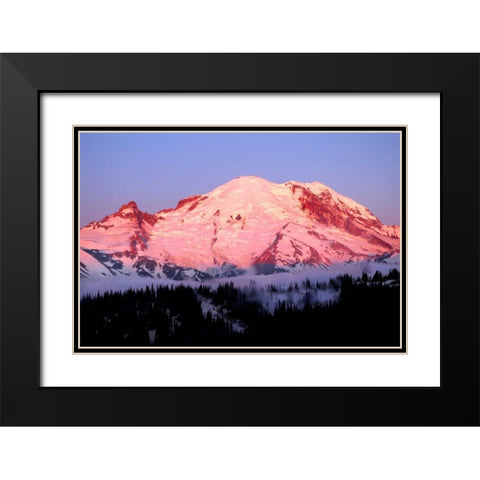 Summer Sunrise Black Modern Wood Framed Art Print with Double Matting by Taylor, Douglas
